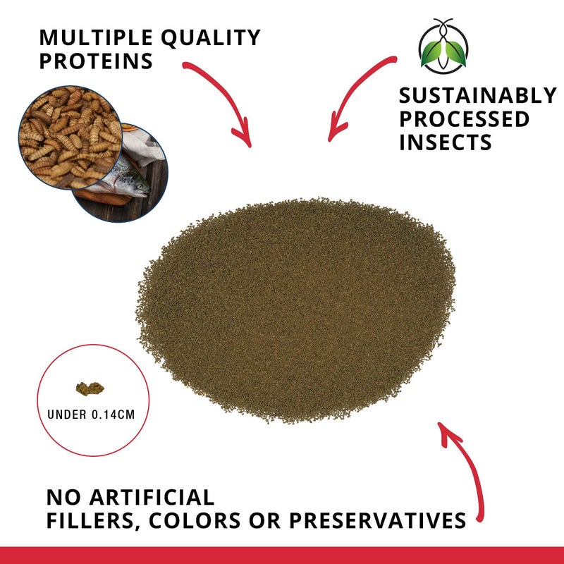 Fluval Bug Bites Fish Food for Shrimp, Granules for Small to Medium Sized Fish, 1.06 oz., A6931, Brown - Image 2